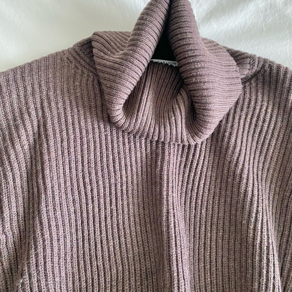 Aritzia Babaton Guell Merino Wool Cropped Sweater - Picture 2 of 8